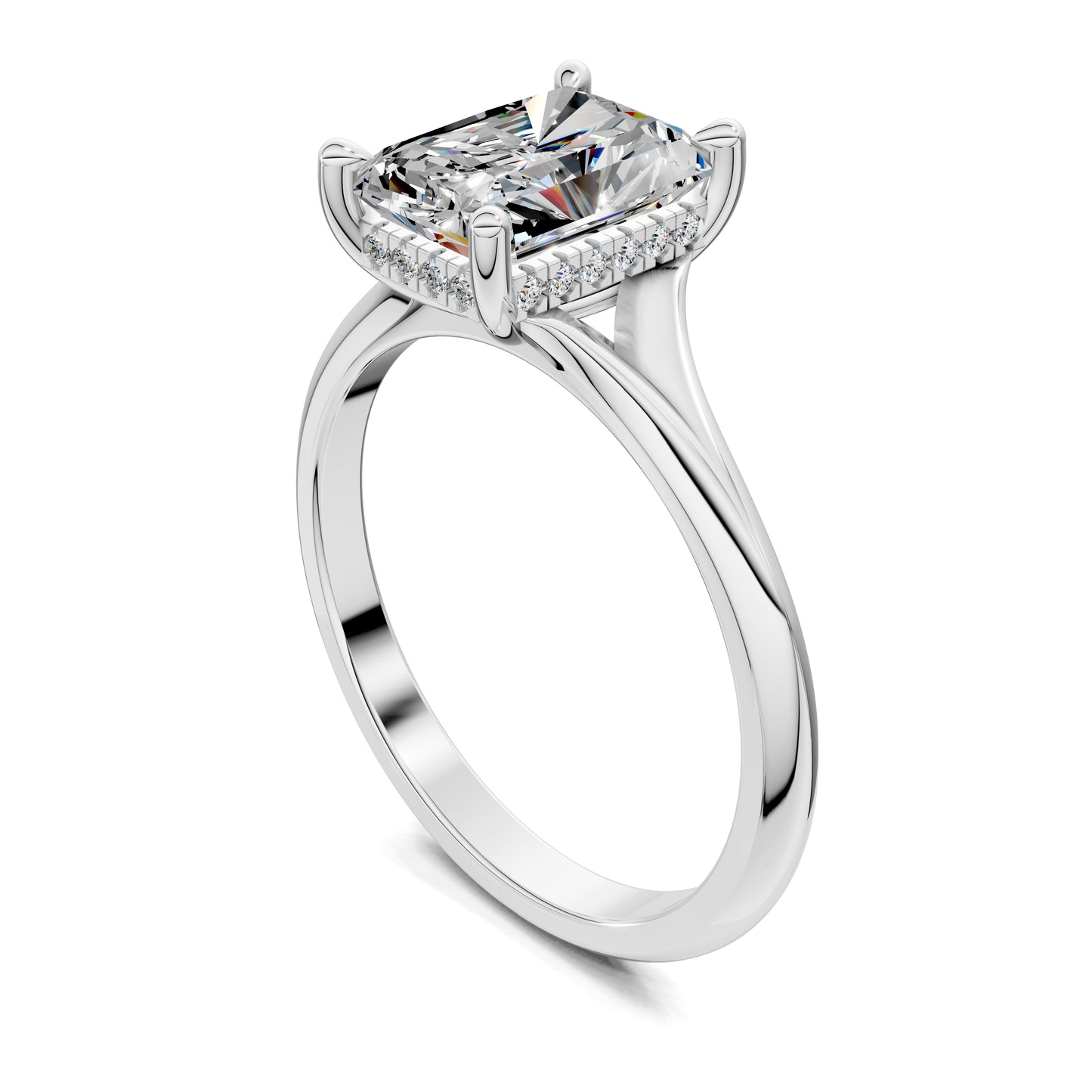 LUMINA RADIANT HIDDEN HALO RING