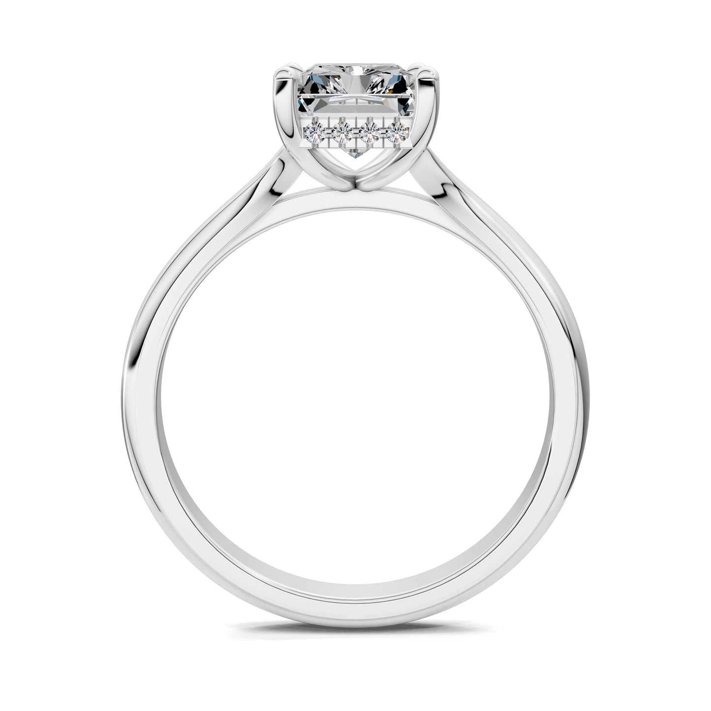 LUMINA RADIANT HIDDEN HALO RING