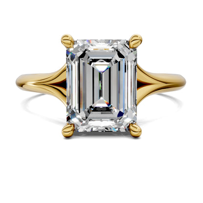 VALORA EMERALD HIDDEN HALO RING