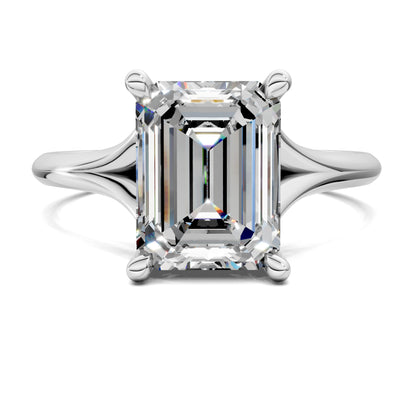 VALORA EMERALD HIDDEN HALO RING