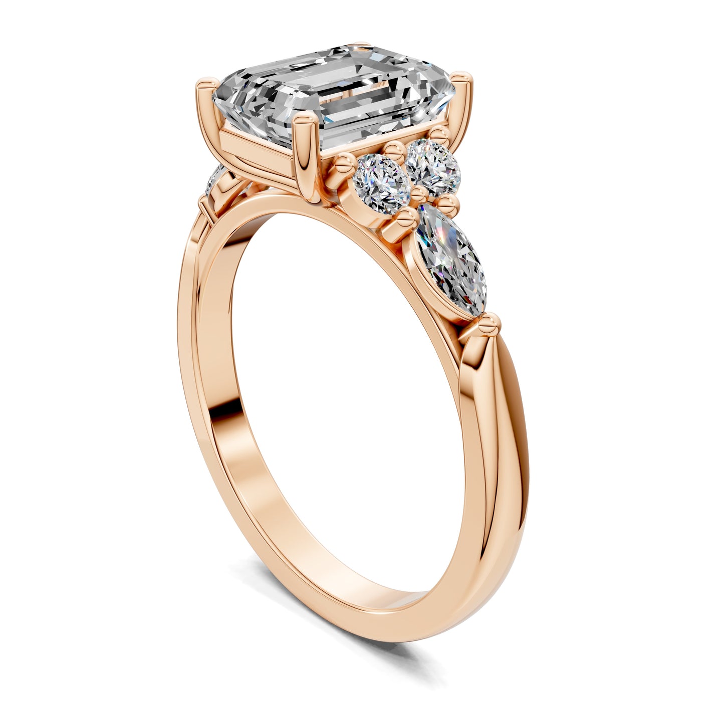 VALORA EMERALD CLUSTER RING