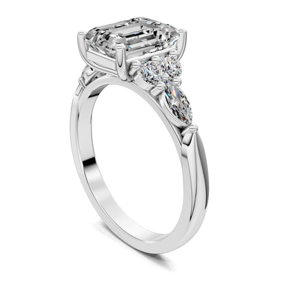 VALORA EMERALD CLUSTER RING