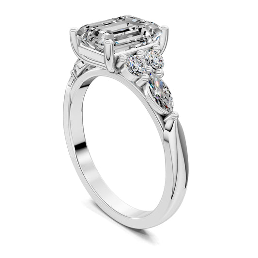 VALORA EMERALD CLUSTER RING