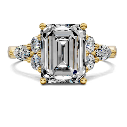 VALORA EMERALD CLUSTER RING