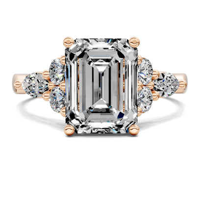 VALORA EMERALD CLUSTER RING