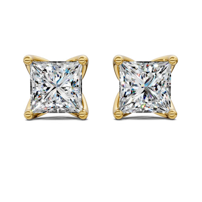 PRINCESS CUT TULIP BASKET STUDS