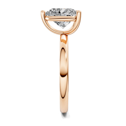 AMOUR HEART CUT ENGAGEMENT RING