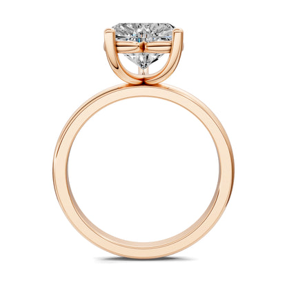AMOUR HEART CUT ENGAGEMENT RING