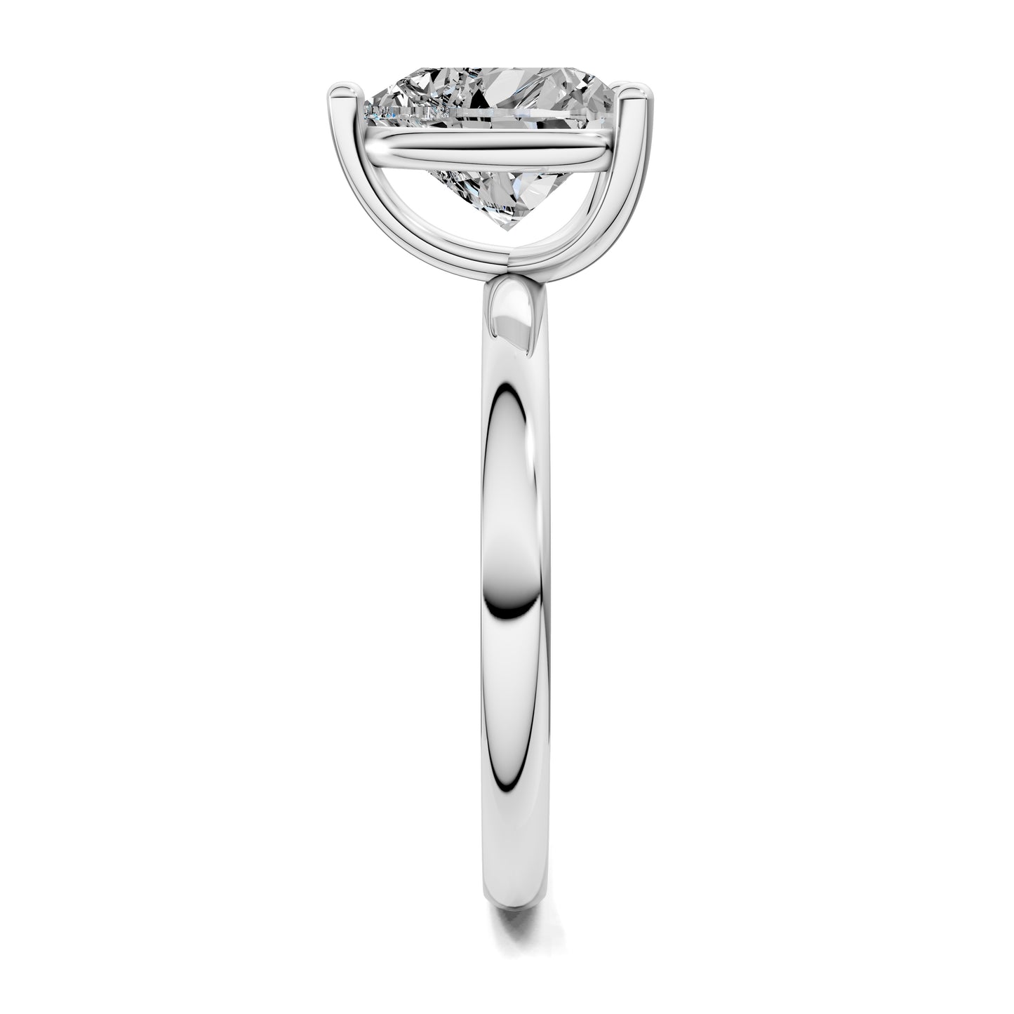 AMOUR HEART CUT ENGAGEMENT RING