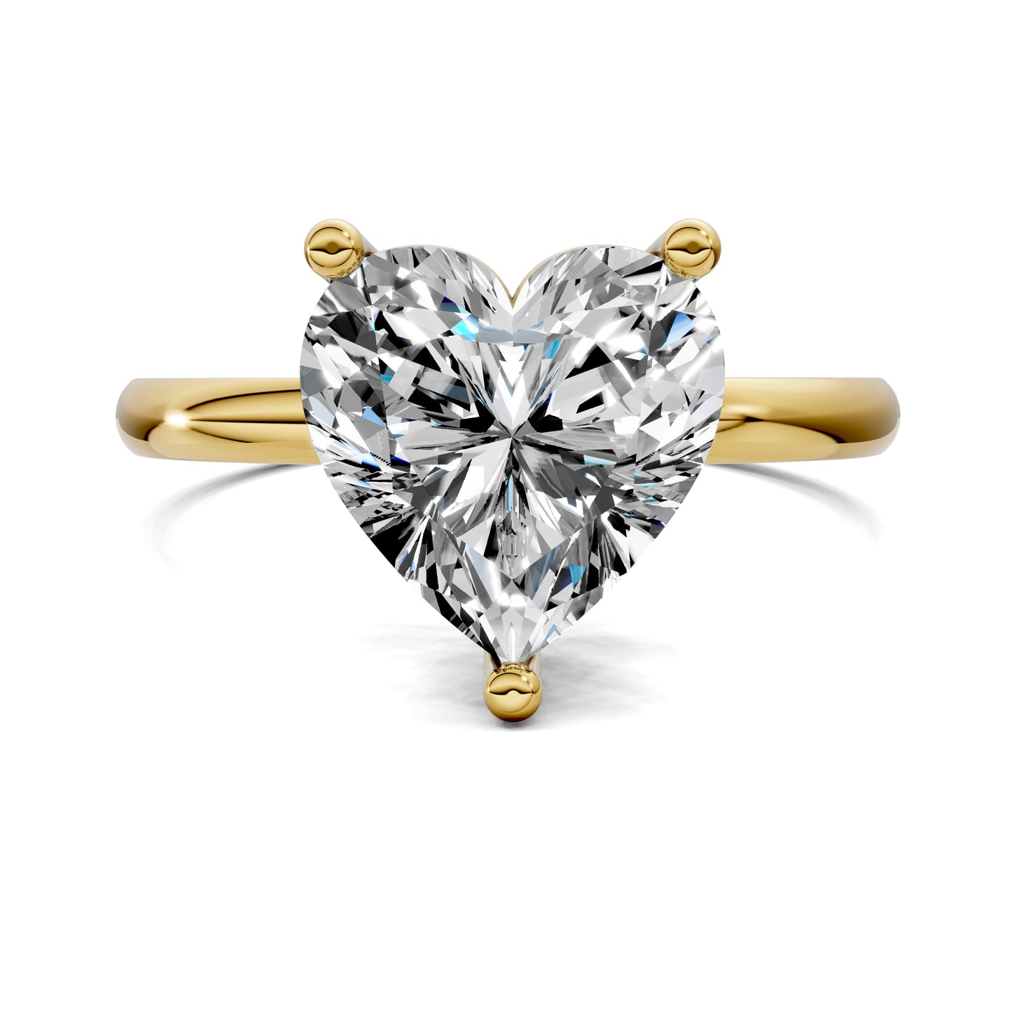 AMOUR HEART CUT ENGAGEMENT RING