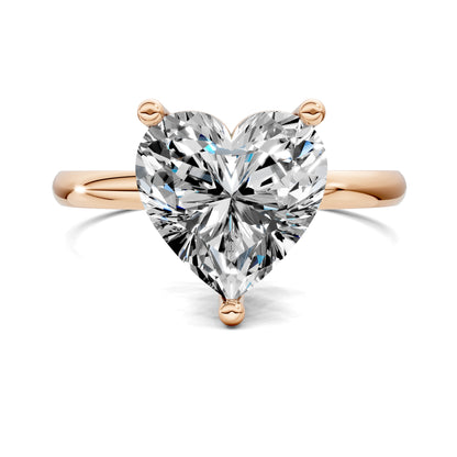 AMOUR HEART CUT ENGAGEMENT RING