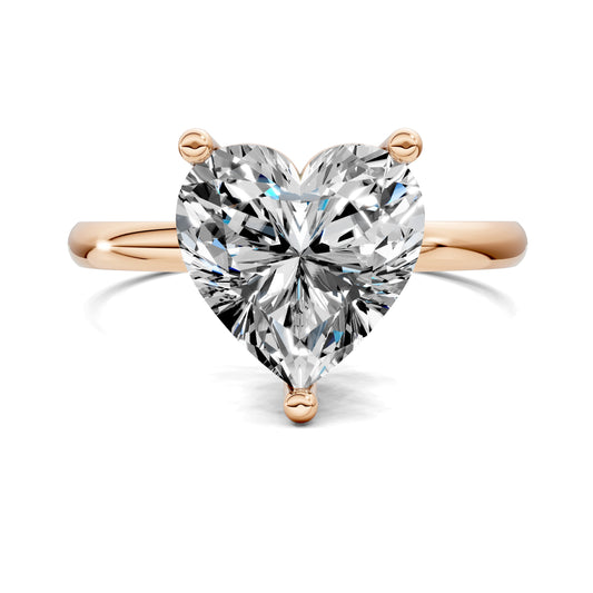 AMOUR HEART CUT ENGAGEMENT RING