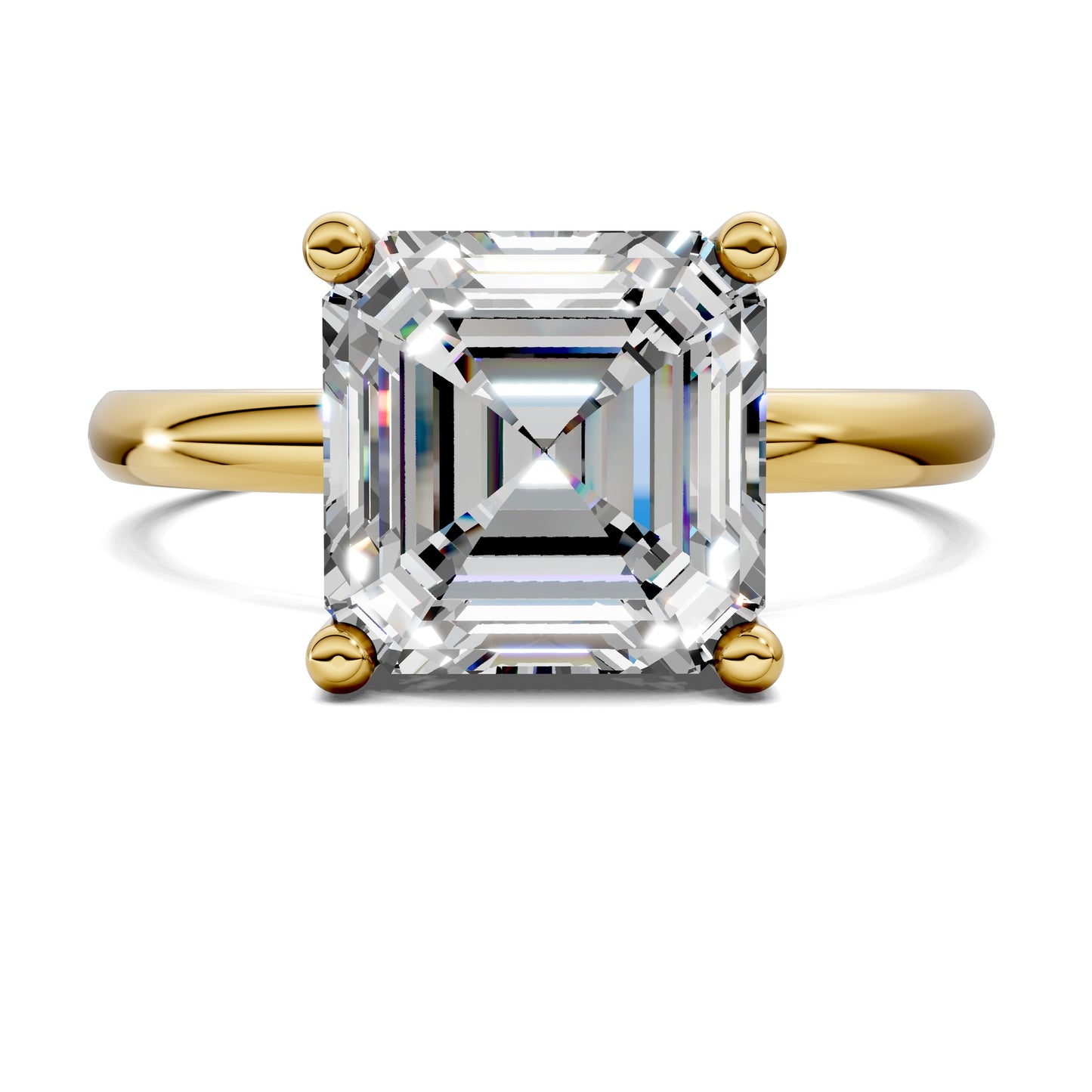 REGALIA ASSCHER CUT RING