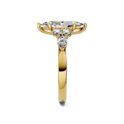 SOLARA MARQUISE CLUSTER RING