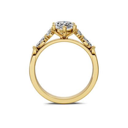 SOLARA MARQUISE CLUSTER RING