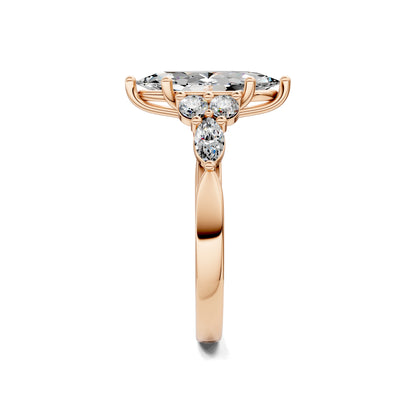 SOLARA MARQUISE CLUSTER RING