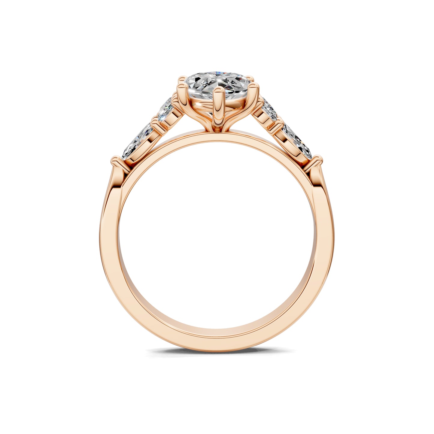 SOLARA MARQUISE CLUSTER RING
