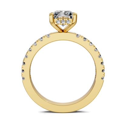 LUMINA RADIANT PAVÉ HALO RING
