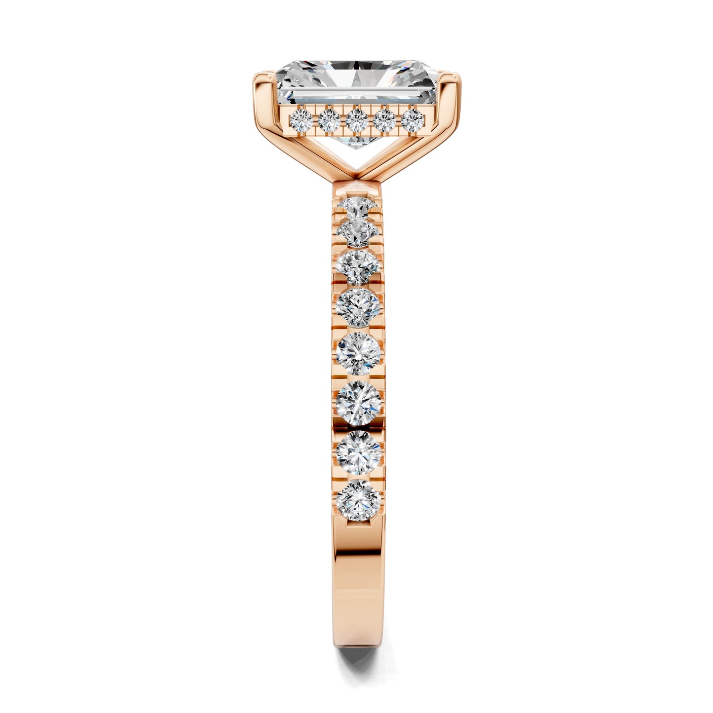 LUMINA RADIANT PAVÉ HALO RING