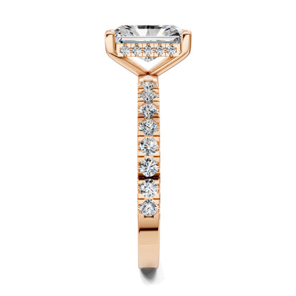 LUMINA RADIANT PAVÉ HALO RING