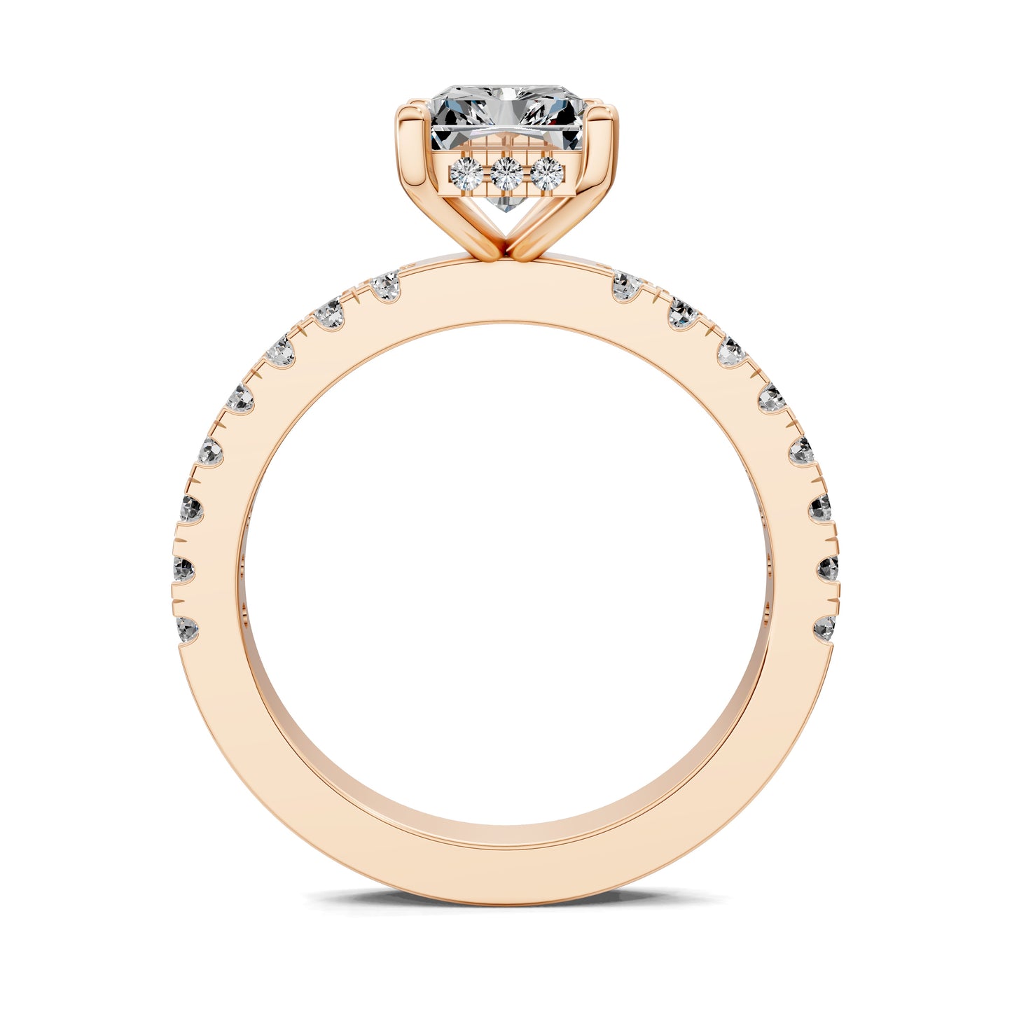 LUMINA RADIANT PAVÉ HALO RING