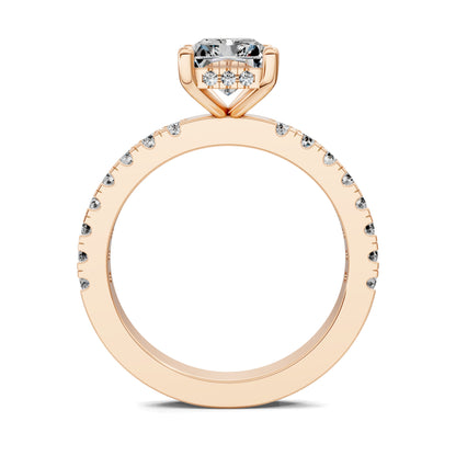 LUMINA RADIANT PAVÉ HALO RING