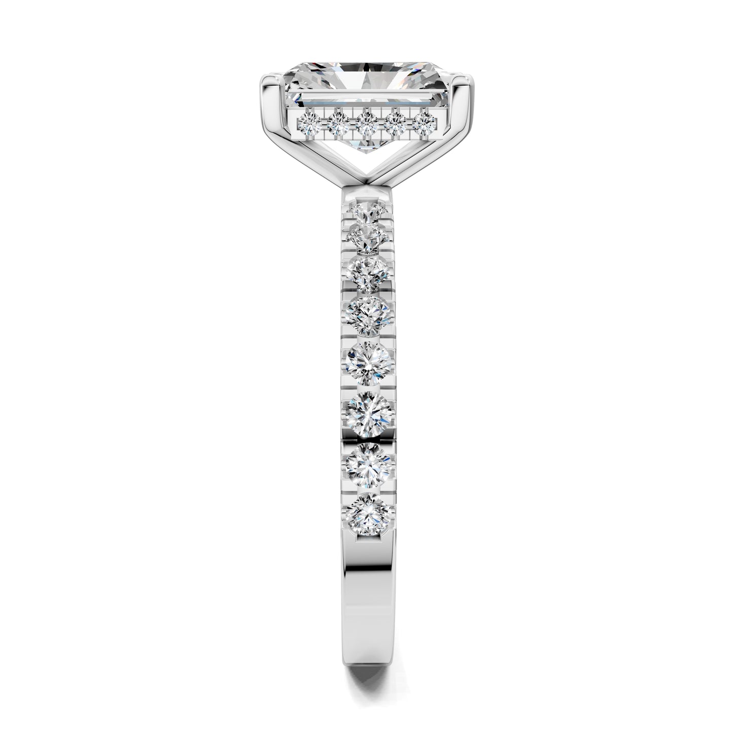 LUMINA RADIANT PAVÉ HALO RING