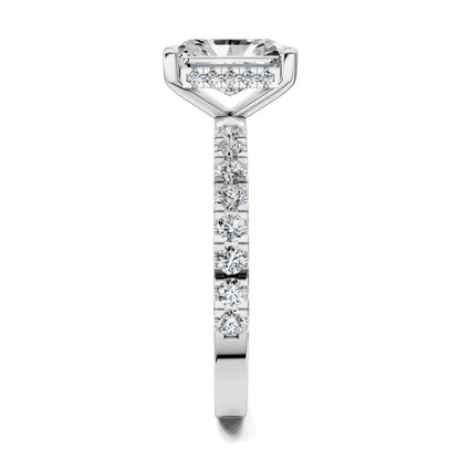 LUMINA RADIANT PAVÉ HALO RING