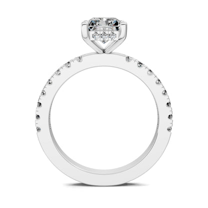 LUMINA RADIANT PAVÉ HALO RING