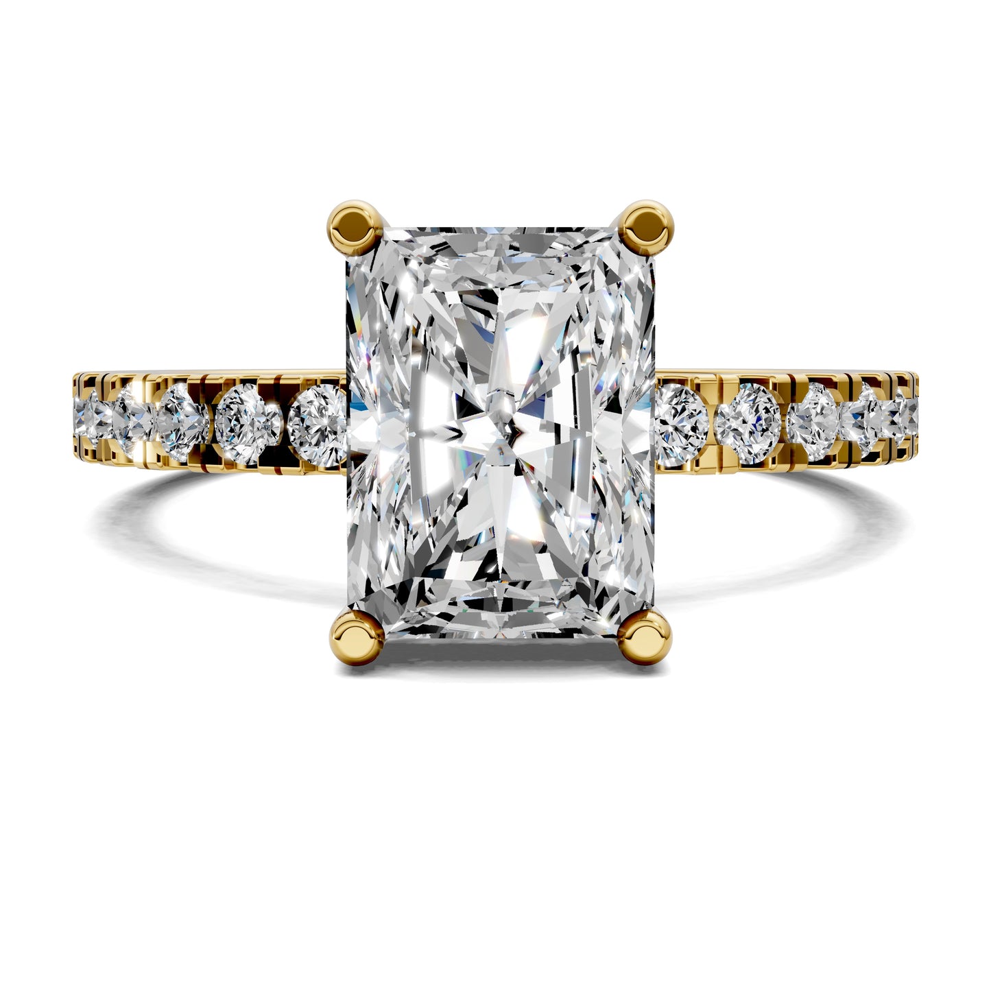 LUMINA RADIANT PAVÉ HALO RING