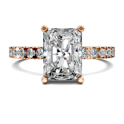 LUMINA RADIANT PAVÉ HALO RING