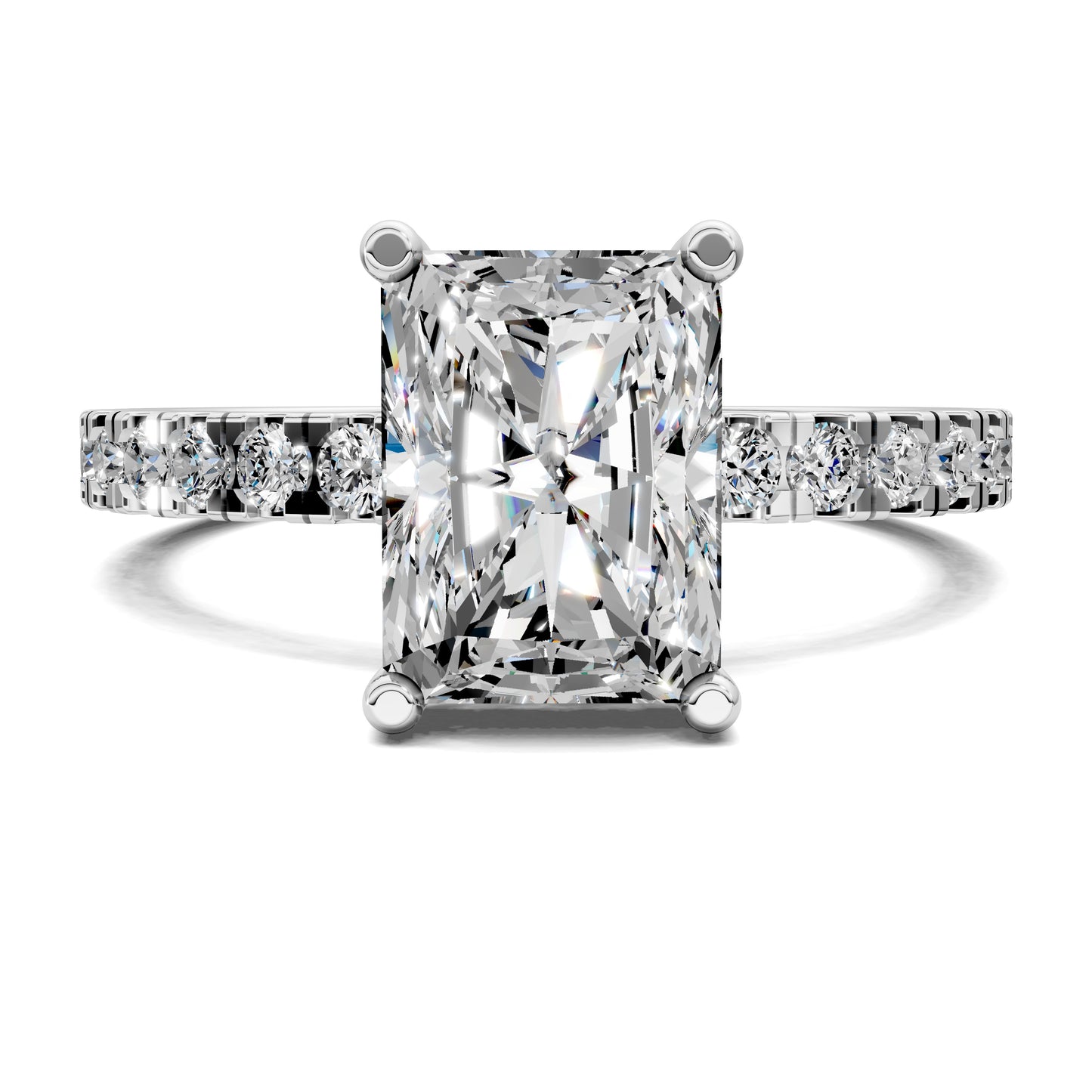 LUMINA RADIANT PAVÉ HALO RING