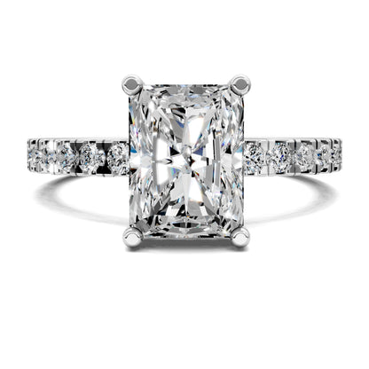 LUMINA RADIANT PAVÉ HALO RING