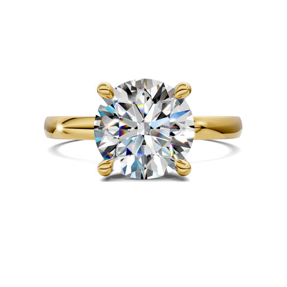 AUREA ROUND HIDDEN HALO RING