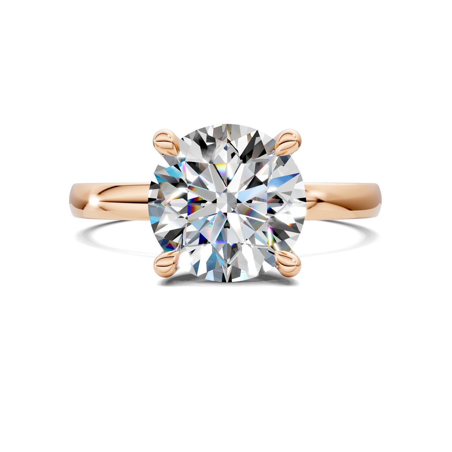 AUREA ROUND HIDDEN HALO RING