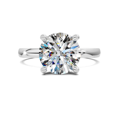 AUREA ROUND HIDDEN HALO RING