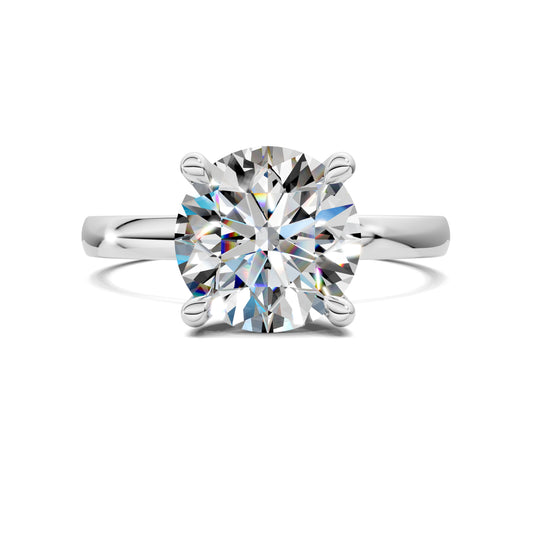 AUREA ROUND HIDDEN HALO RING