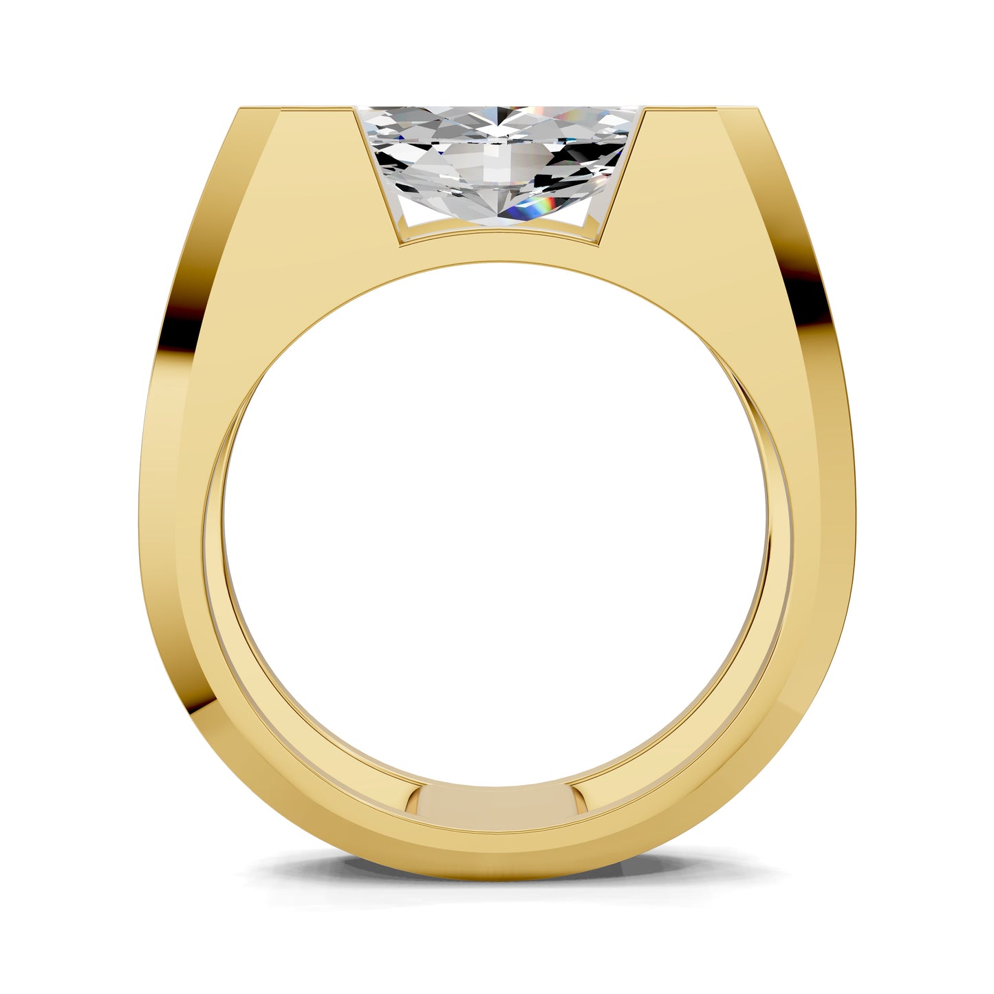 SOLARA MARQUISE BEZEL STATEMENT RING