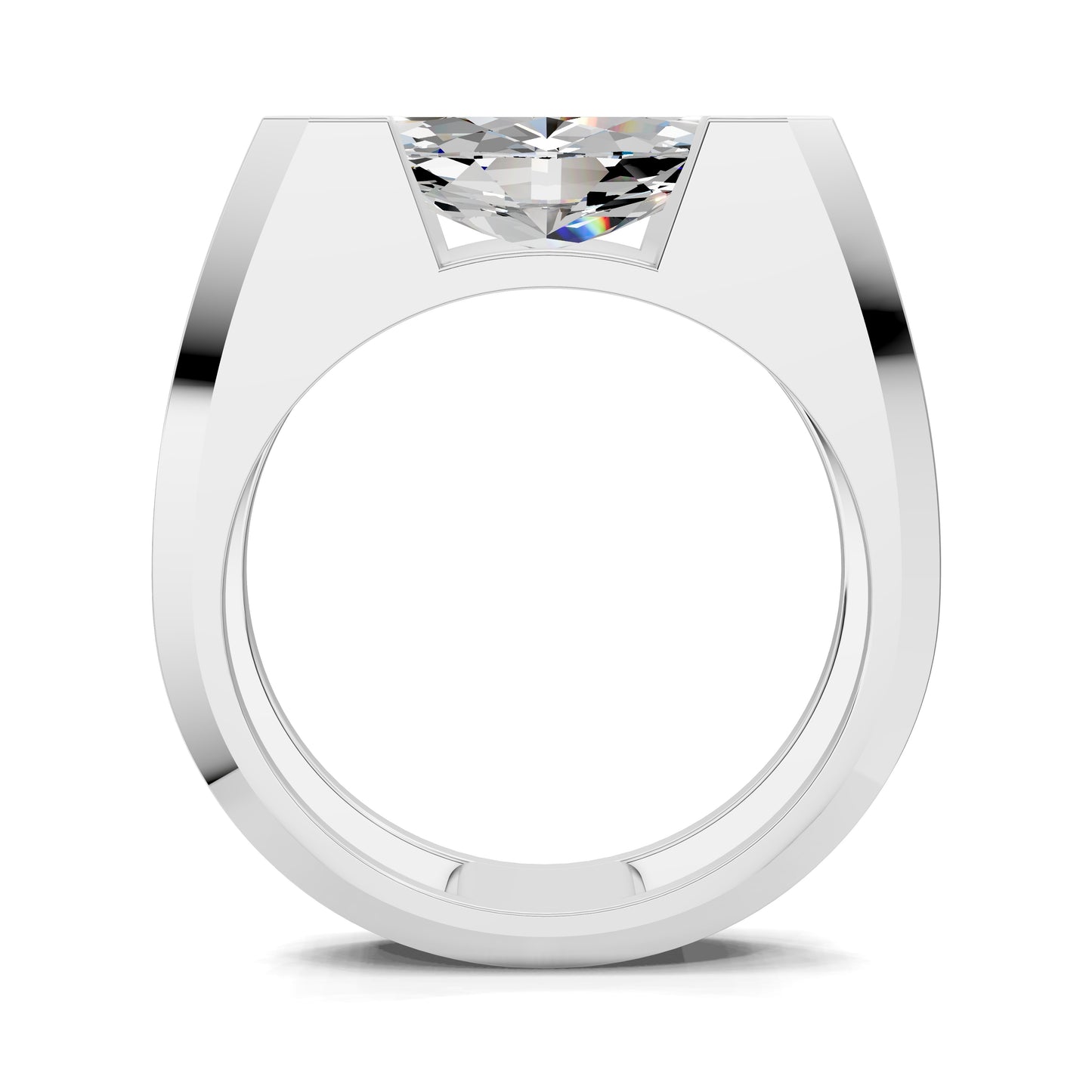 SOLARA MARQUISE BEZEL STATEMENT RING