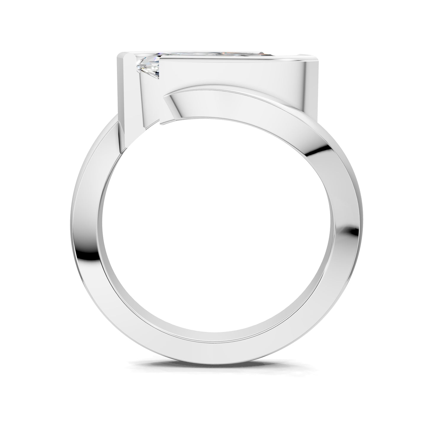 SOLARA MARQUISE BEZEL BYPASS RING