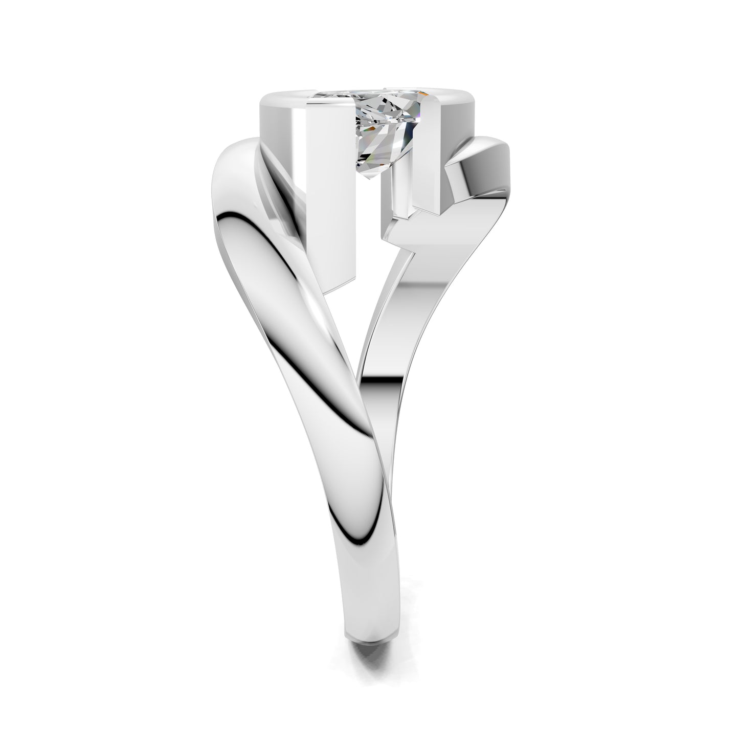 SOLARA MARQUISE BEZEL BYPASS RING