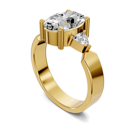 SERENA OVAL TRILLIAN RING