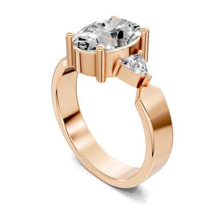 SERENA OVAL TRILLIAN RING