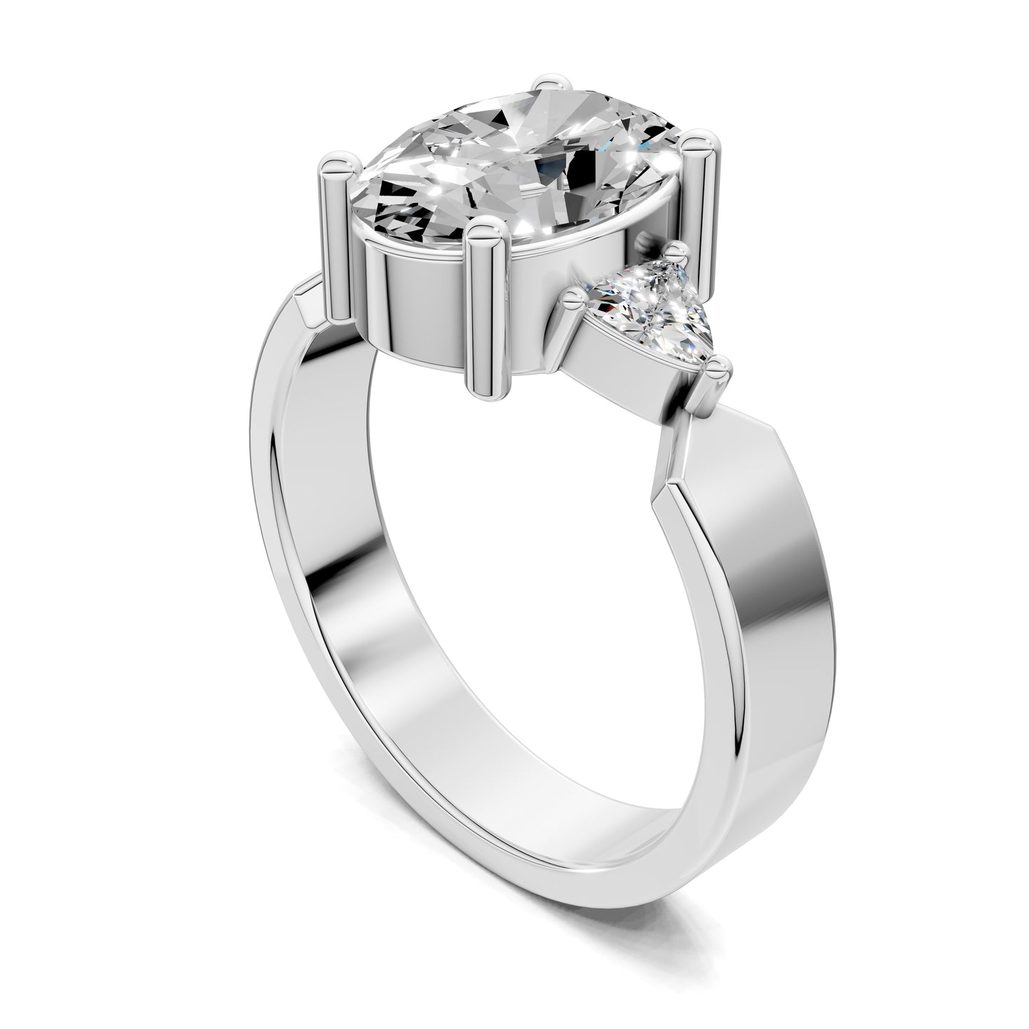 SERENA OVAL TRILLIAN RING