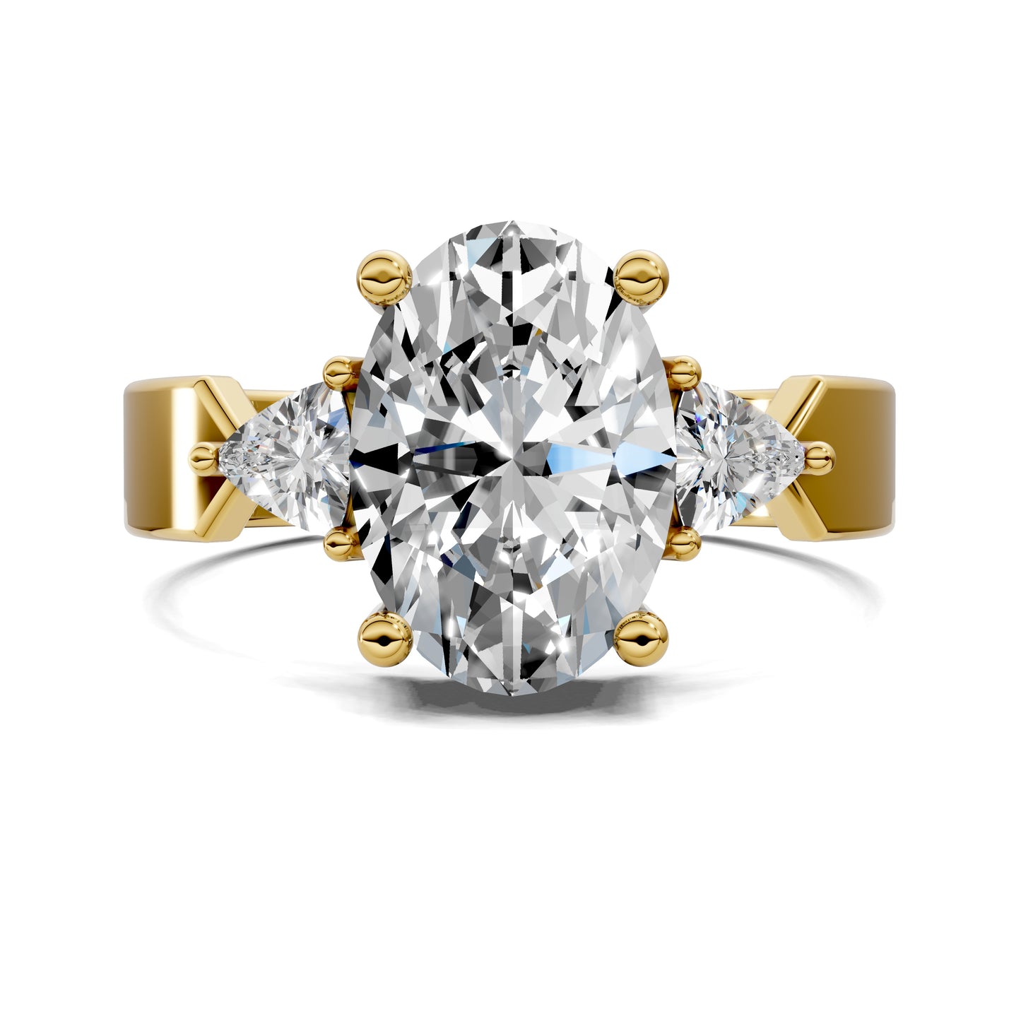 SERENA OVAL TRILLIAN RING