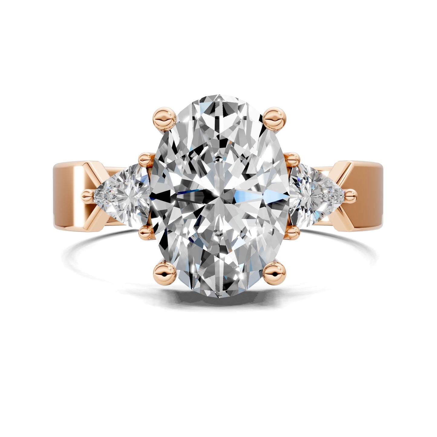 SERENA OVAL TRILLIAN RING