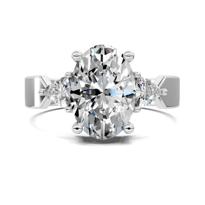 SERENA OVAL TRILLIAN RING