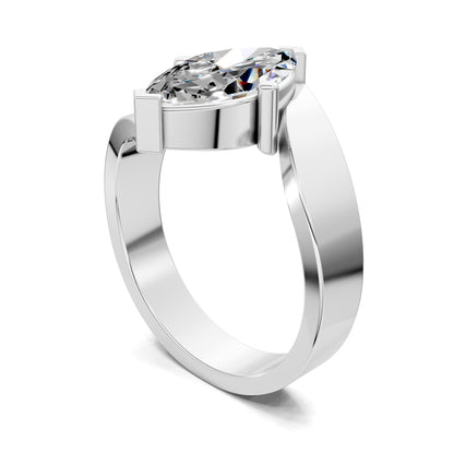 SOLARA MARQUISE BYPASS RING