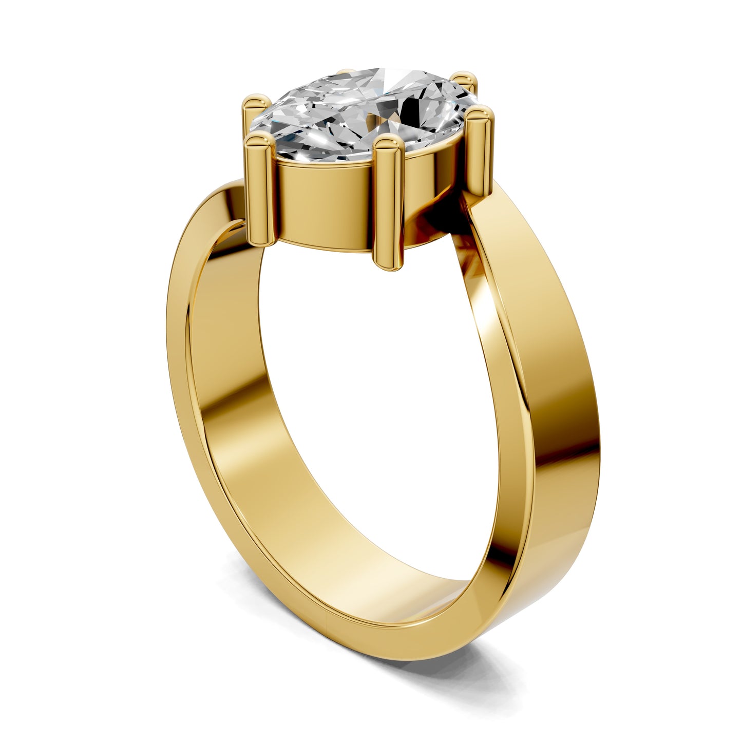 SERENA OVAL BYPASS RING