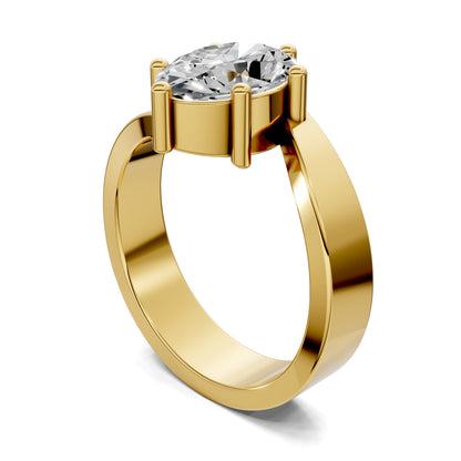 SERENA OVAL BYPASS RING